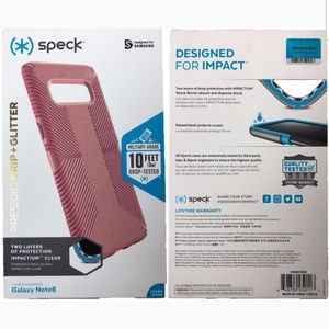 Speck Case Galaxy Note 8 Presidio Grip + Glitter